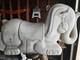 Rare Vintage Gametime Cast Aluminum Elephant Spring Ride with Spring And Base