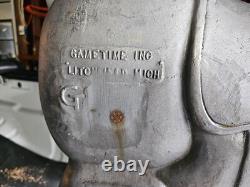 Rare Vintage Gametime Cast Aluminum Elephant Spring Ride with Spring And Base