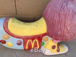 Rare Vintage McDonalds Fry Guy/ Girl Playground Spring/ Carousel Ride Rider #2
