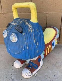 Rare Vintage McDonalds Fry Guy/ Girl Playground Spring/ Carousel Rider Ride #1