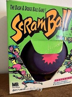 Rare Vintage Milton Bradley Scramball Game With All Parts