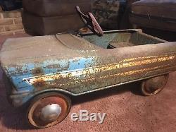 Rare Vintage Original Murray Tee Bird Pressed Steel Pedal Car