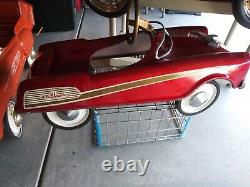 Rare Vintage Pedal Car Studebaker Jet Hawk Steel All Original Paint & Parts Nice