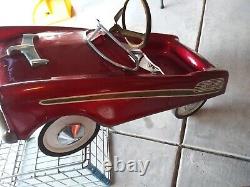 Rare Vintage Pedal Car Studebaker Jet Hawk Steel All Original Paint & Parts Nice