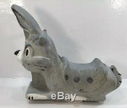 Rare Vintage Rabbit Gametime Saddle Mates Spring Ride Aluminum Playground Toy