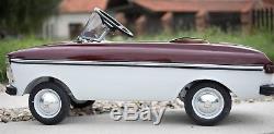 Rare Vintage Russian Metal Restorated Pedal CAR MOSKVICH MOSKVITCH 1958