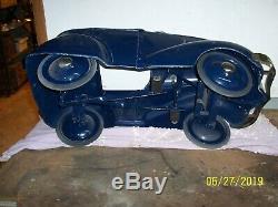 Rebuilt original vintage Garton pedal car (1937 Ford convertible style)