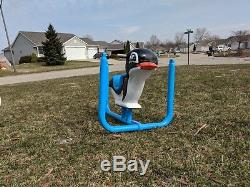 Restored Vintage Playground spring Ride Penguin SWING VERSION
