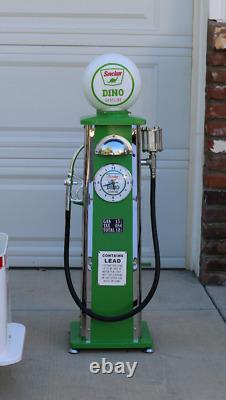 Retro Scale Replica Sinclair Dino Gas Pump w Clock and Lamp Morgan Cycle 23101