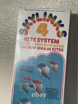 SEALED NIB VINTAGE 1974 Skylinks 4 Kite System Builds 4 Different Kites