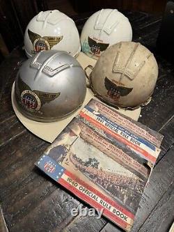 SOAP BOX DERBY HELMET AND MANUALS VINTAGE 1930s 1940s CHEVROLET BODY BY FISHER