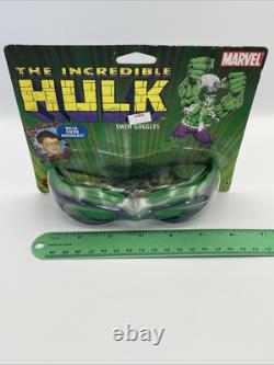 SUPER? RARE Vintage 2003 Marvel The Incredible Hulk 72 Swim Goggles NEW SEALED