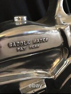 Saddle Mates Vintage Cast Aluminum Riding Playground Ride Motorcycle