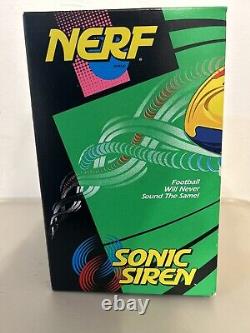 Sealed Vintage 90s Nerf Sonic Siren Football