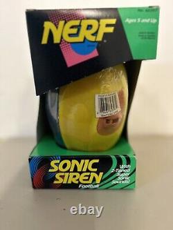 Sealed Vintage 90s Nerf Sonic Siren Football