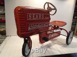 Sears Pedal Tractor Vintage 1960s