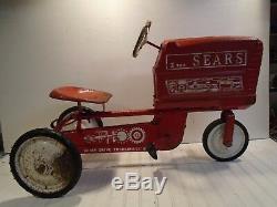 Sears Pedal Tractor Vintage 1960s