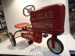 Sears Pedal Tractor Vintage 1960s