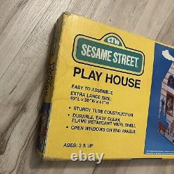 Sesame Street Muppets 1986 Vintage Play House Tent by Ero Big Bird Grover Ernie
