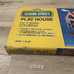 Sesame Street Muppets 1986 Vintage Play House Tent by Ero Big Bird Grover Ernie