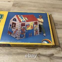 Sesame Street Muppets 1986 Vintage Play House Tent by Ero Big Bird Grover Ernie