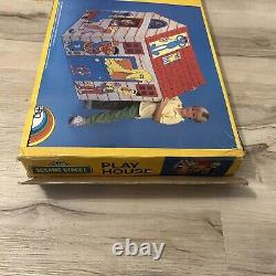 Sesame Street Muppets 1986 Vintage Play House Tent by Ero Big Bird Grover Ernie