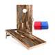Solid Wood Vintage Cornhole Game Set, Two 4'x2'Cornhole Boards, 8 Cornhole Ba