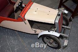 Stunning & Unique Old Mg Vintage Children Sports Car Electric Powered Pedal