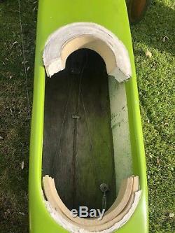 Super Cool! Vintage Neon Green Official Soap Box Derby Car Stock Race Car Style