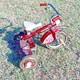 Super RARE Ride Vintage 1950's AMF Junior Rocket Tricycle Red & White Pedals