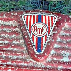 Super RARE Ride Vintage 1950's AMF Junior Rocket Tricycle Red & White Pedals