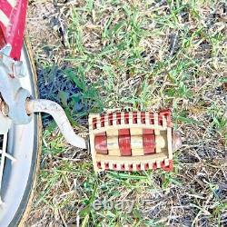 Super RARE Ride Vintage 1950's AMF Junior Rocket Tricycle Red & White Pedals