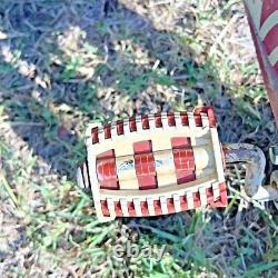 Super RARE Ride Vintage 1950's AMF Junior Rocket Tricycle Red & White Pedals