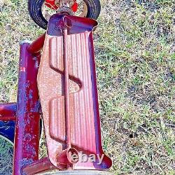 Super RARE Ride Vintage 1950's AMF Junior Rocket Tricycle Red & White Pedals