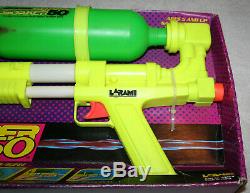 Super Soaker 50 Larami Watergun Vintage 1990 Sealed On Card New Old Stock Gun