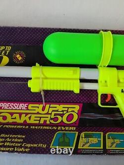 Super Soaker 50 by Larami 1990 Vintage Rare Brand New NOS Sealed with Box K-Mart