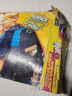 Super Soaker CPS 3000 Backpack Complete Larami 1997 VTG Yellow Box Ultra RARE
