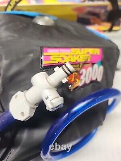 Super Soaker CPS 3000 Backpack Complete Larami 1997 VTG Yellow Box Ultra RARE