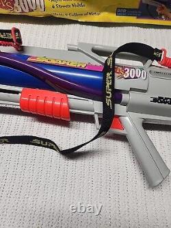 Super Soaker CPS 3000 Backpack Complete Larami 1997 VTG Yellow Box Ultra RARE