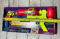 Super Soaker MDS, VTG ('93) Larami air pressure multi-direction water gun NIB