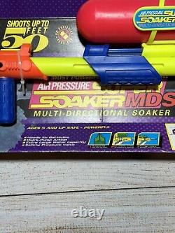 Super Soaker MDS, VTG ('93) Larami air pressure multi-direction water gun NIB