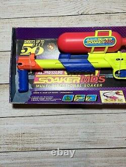 Super Soaker MDS, VTG ('93) Larami air pressure multi-direction water gun NIB