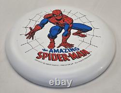 THE AMAZING SPIDER-MAN Frisbee 1980 Vintage Identiflyer Toy Game 9 1/2