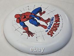 THE AMAZING SPIDER-MAN Frisbee 1980 Vintage Identiflyer Toy Game 9 1/2