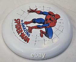 THE AMAZING SPIDER-MAN Frisbee 1980 Vintage Identiflyer Toy Game 9 1/2