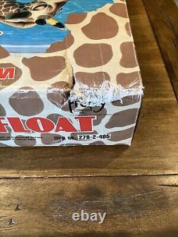The Frenry Company Vintage Giraffe 98 Inflatable Ride On Pool Toy 1985 NIB