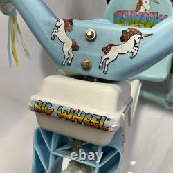 The Rainbow Cycle Big Wheel By Empire VTG Unicorn Tricycle Girls 70s/80s RARE