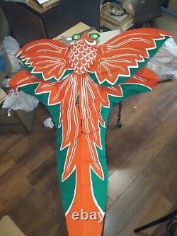 Tianjin Kite vintage Handmade style art goldfish New RARE DESIGN SEE PHOTOS HTF