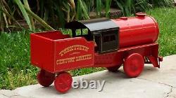 Twentieth Century Limited 1930s Steelcraft 24 Ride-On Locomotive Train Vintage