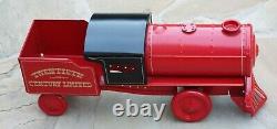 Twentieth Century Limited 1930s Steelcraft 24 Ride-On Locomotive Train Vintage